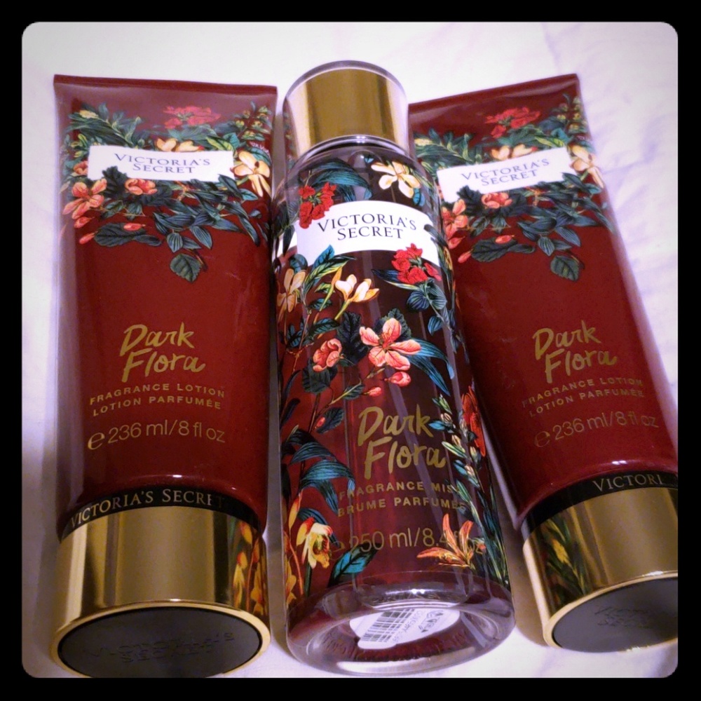 VS body spray and lotion
